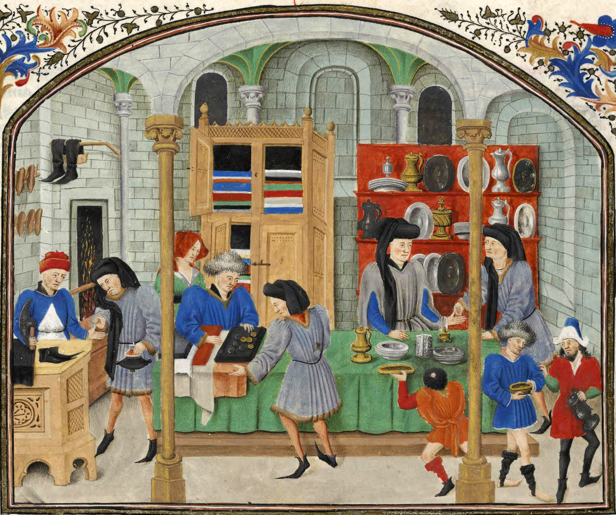 late medieval market
